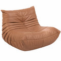 Sofa – 103 × 88 × 70 cm, mit LED-Beleuchtung, aus Leder, Hellbraun, für Wohnzimmer und Schlafzimmer