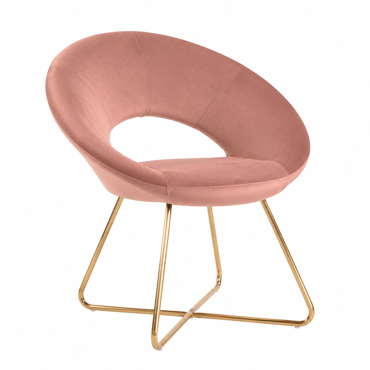 Sessel – 71 × 59 × 84 cm, aus Samt