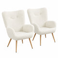 Ohrensessel – 2er-Set, 81 × 73,5 × 98 cm, moderner Stil, gepolstert