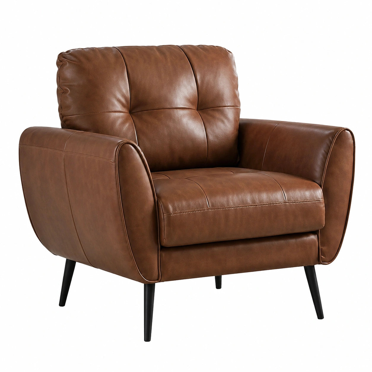 Sessel – mit Armlehnen, Braun, für Wohnzimmer