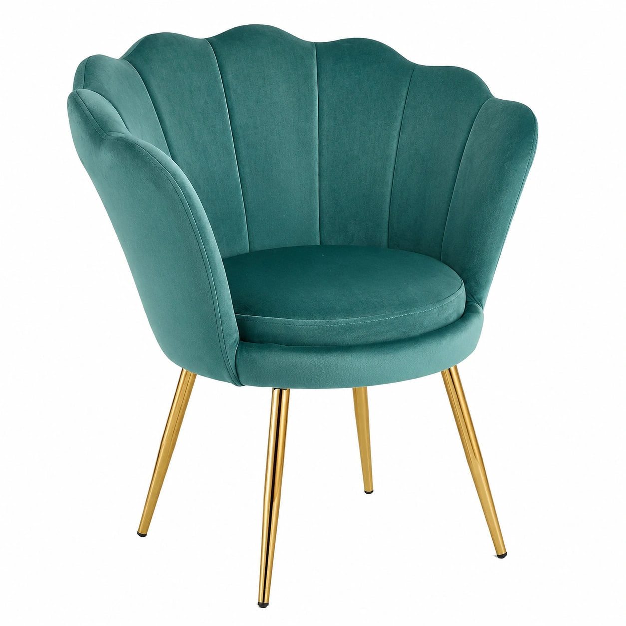 Sessel – 69 × 71 × 84 cm, gepolstert, mit Rückenlehne, aus Samt, für Schlafzimmer